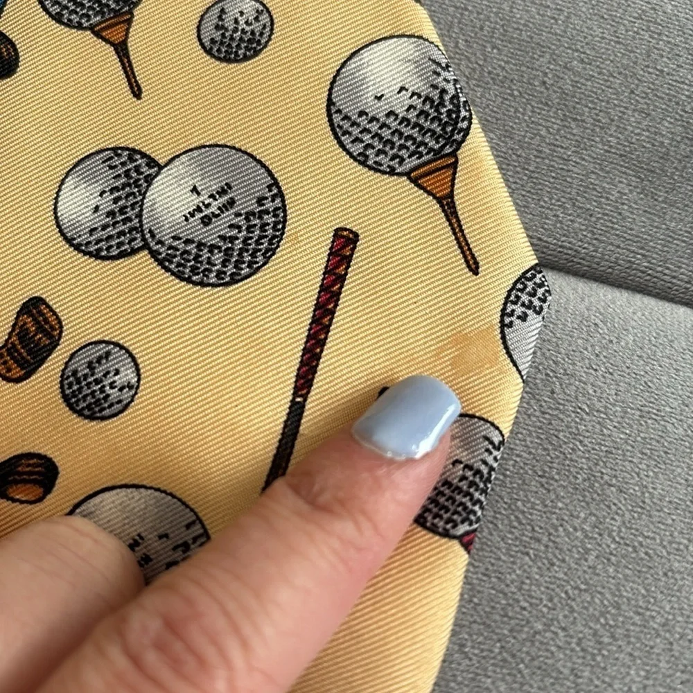 Rooster- West End Collection Golf Themed Silk Tie